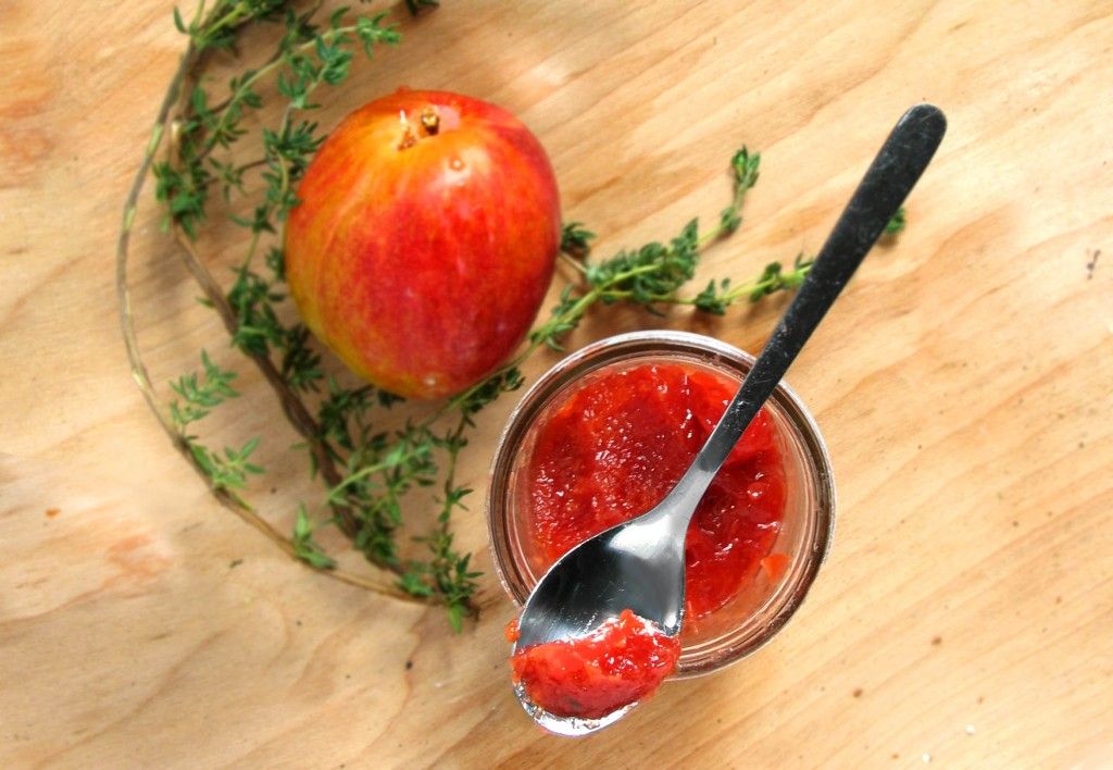 Roasted Red Plum & Thyme Jam