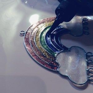 UV Resin and Glitter