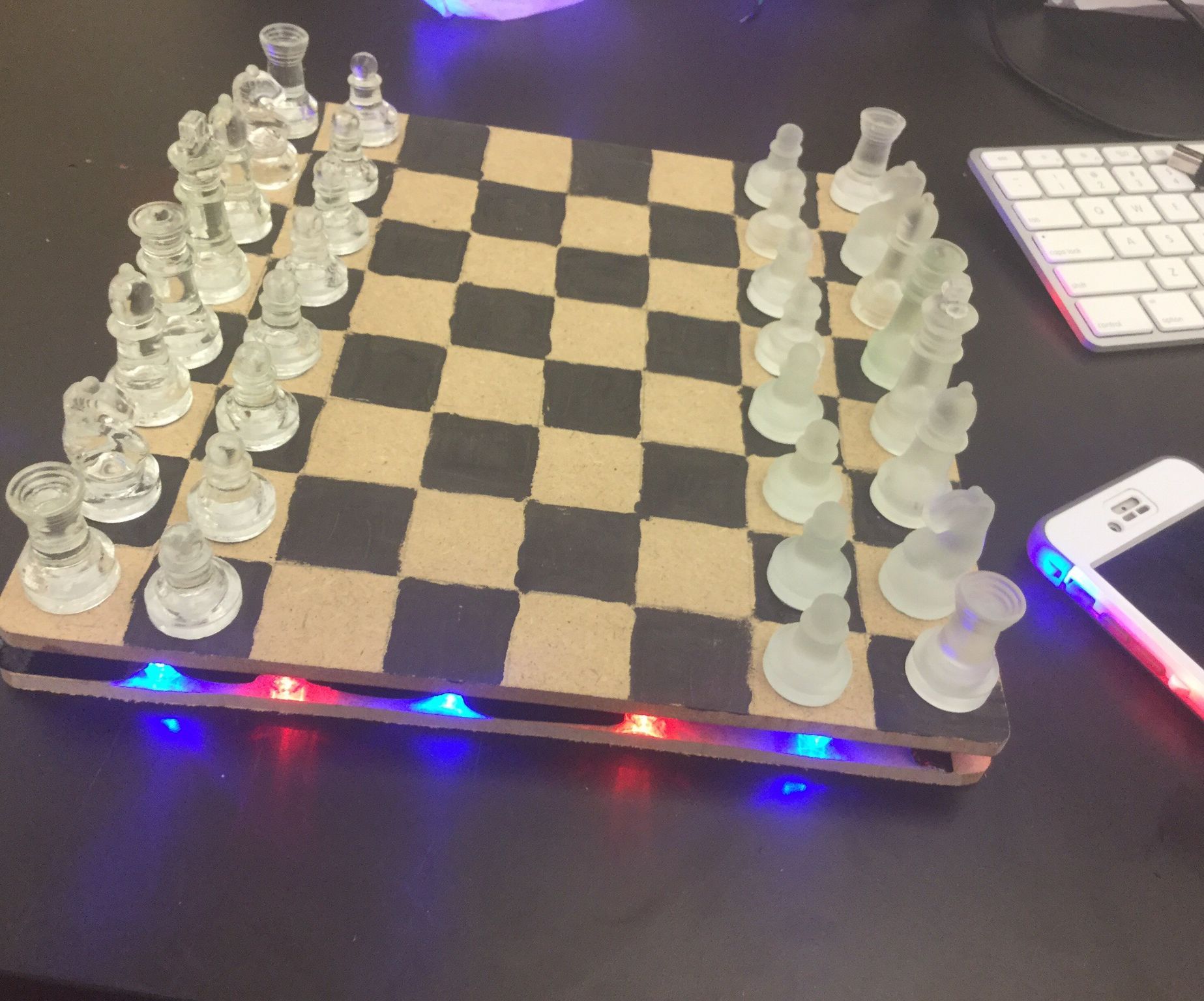 Light-up Chess Board