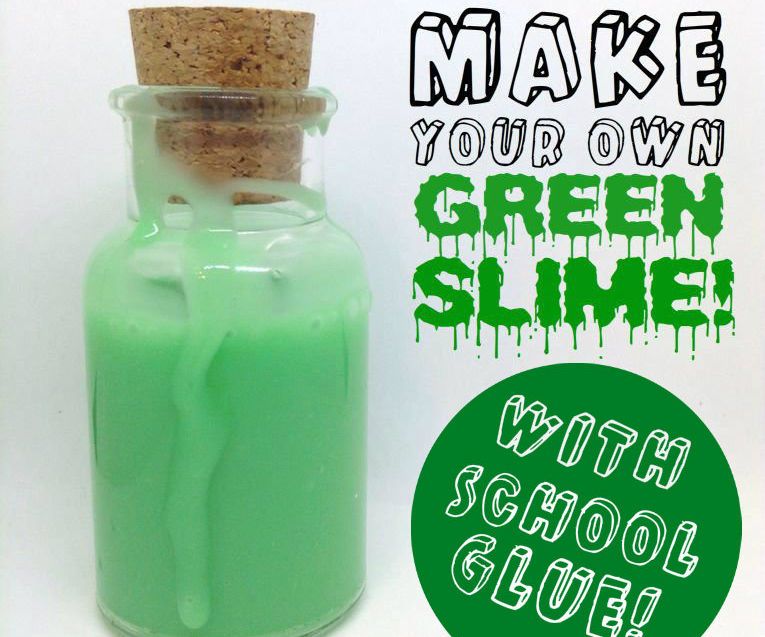 Green Slime- Made From Glue!