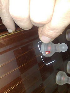 Putting LEDs in the Pieces.