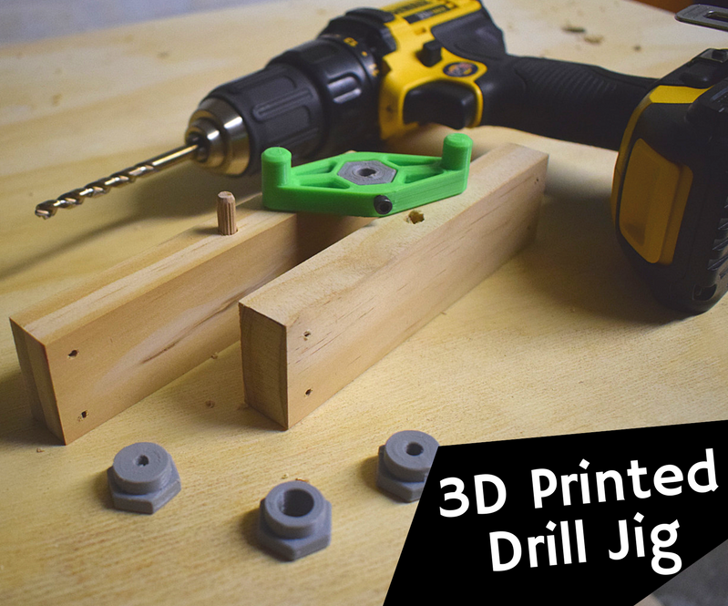 How to Make a 3D Printed Drill Jig for Dowel Joints