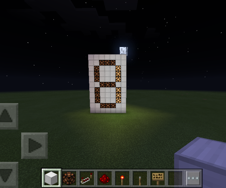 Redstone number displayer