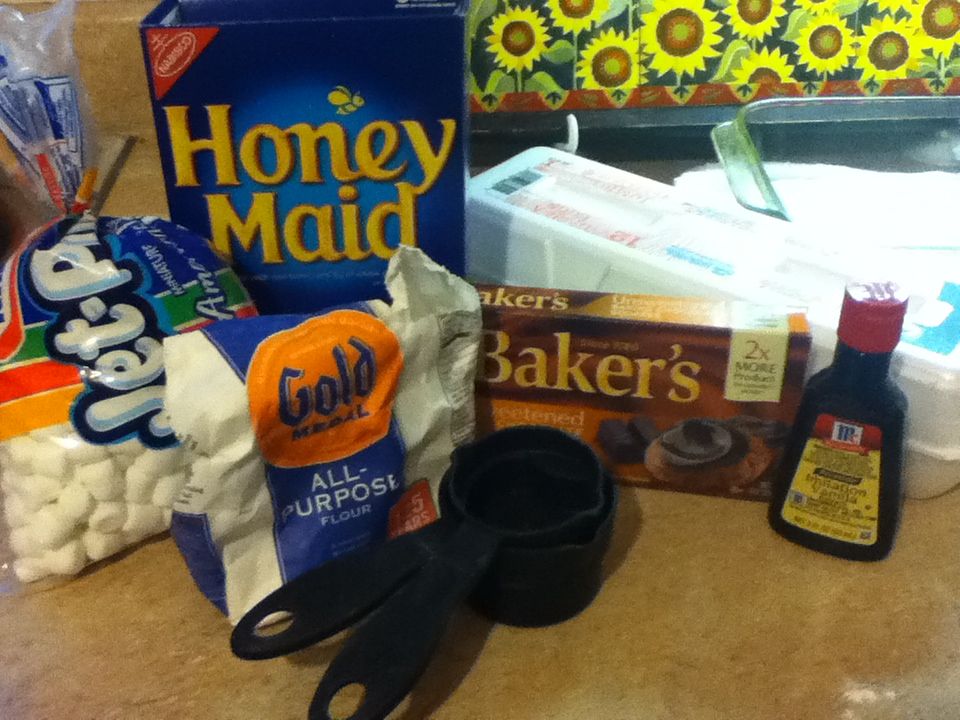 Inside-Out S'mores Brownies
