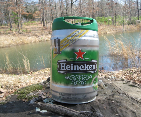How to Build a Floating Dock Using Heineken Mini Kegs.