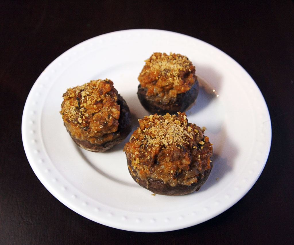 Delicious Flavorful Stuffed Mushrooms