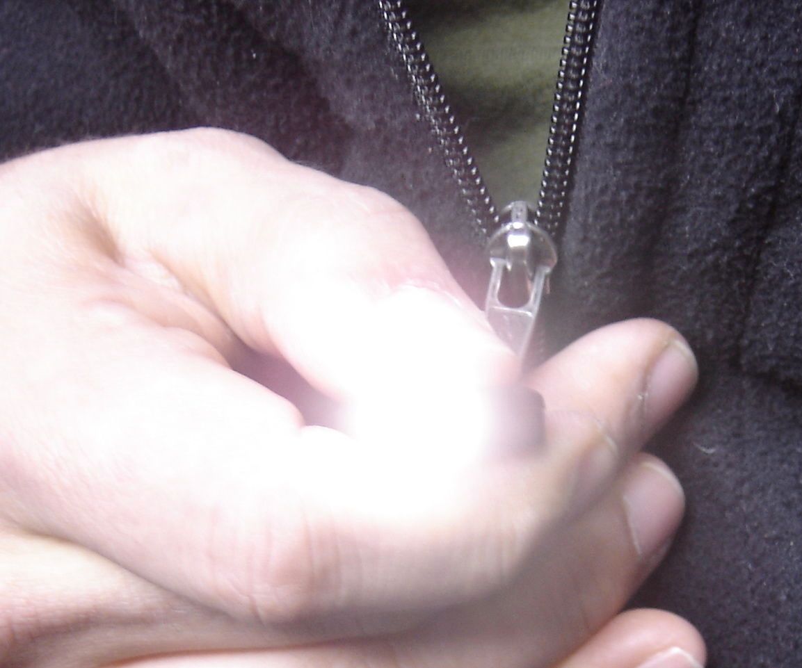 LED Zipper Pulls  - Cheap and Handy