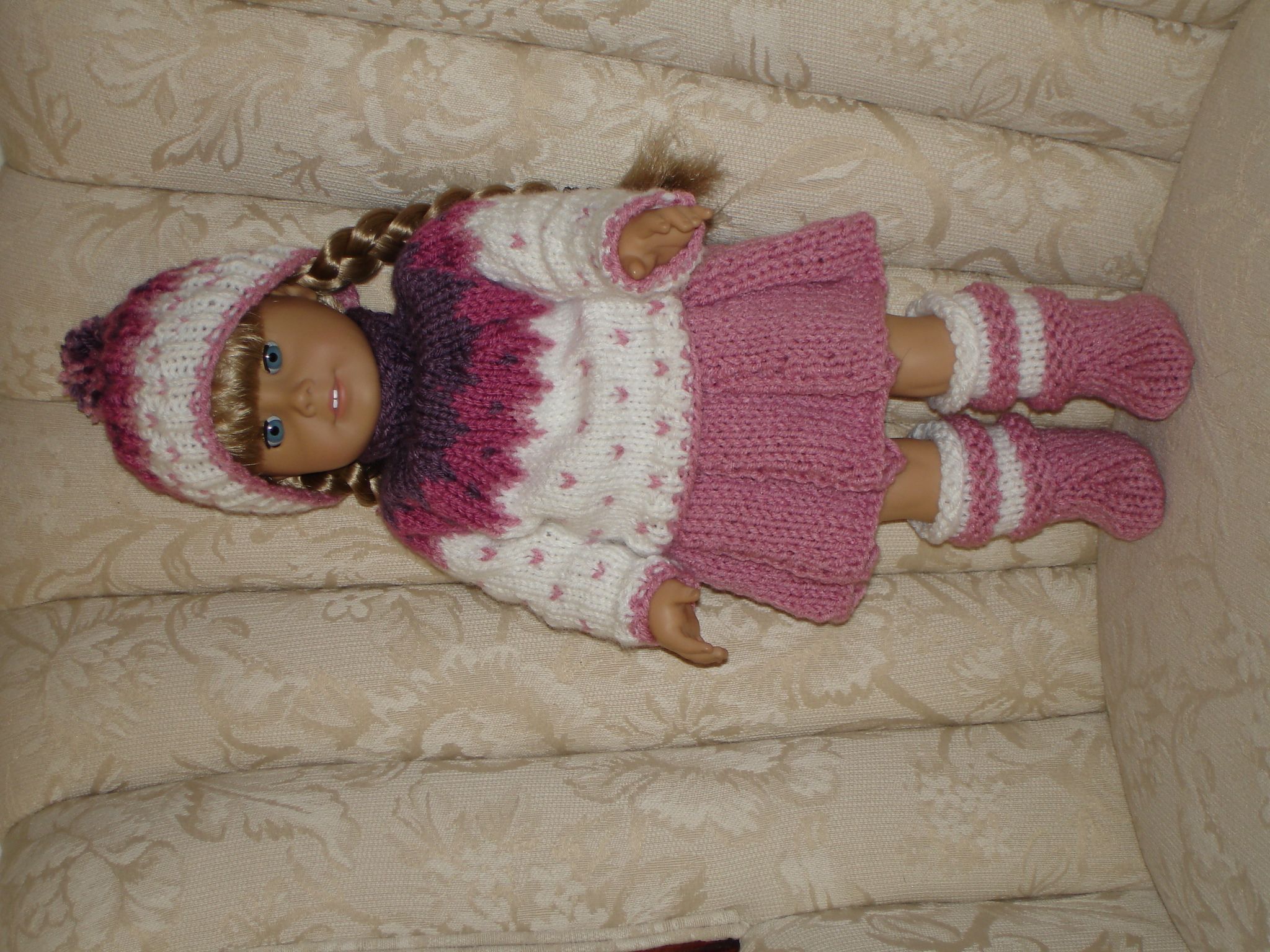 Skating Set of Clothes for the American Girl doll