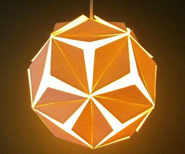 DIY Lamp/lampshade/lantern (5 Petals)