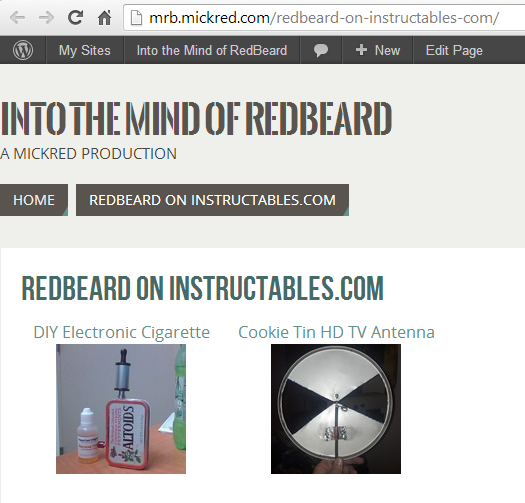 Display Your Instructables on a Wordpress or PHP Based Page