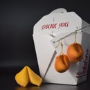 Fortune Cookie Earrings