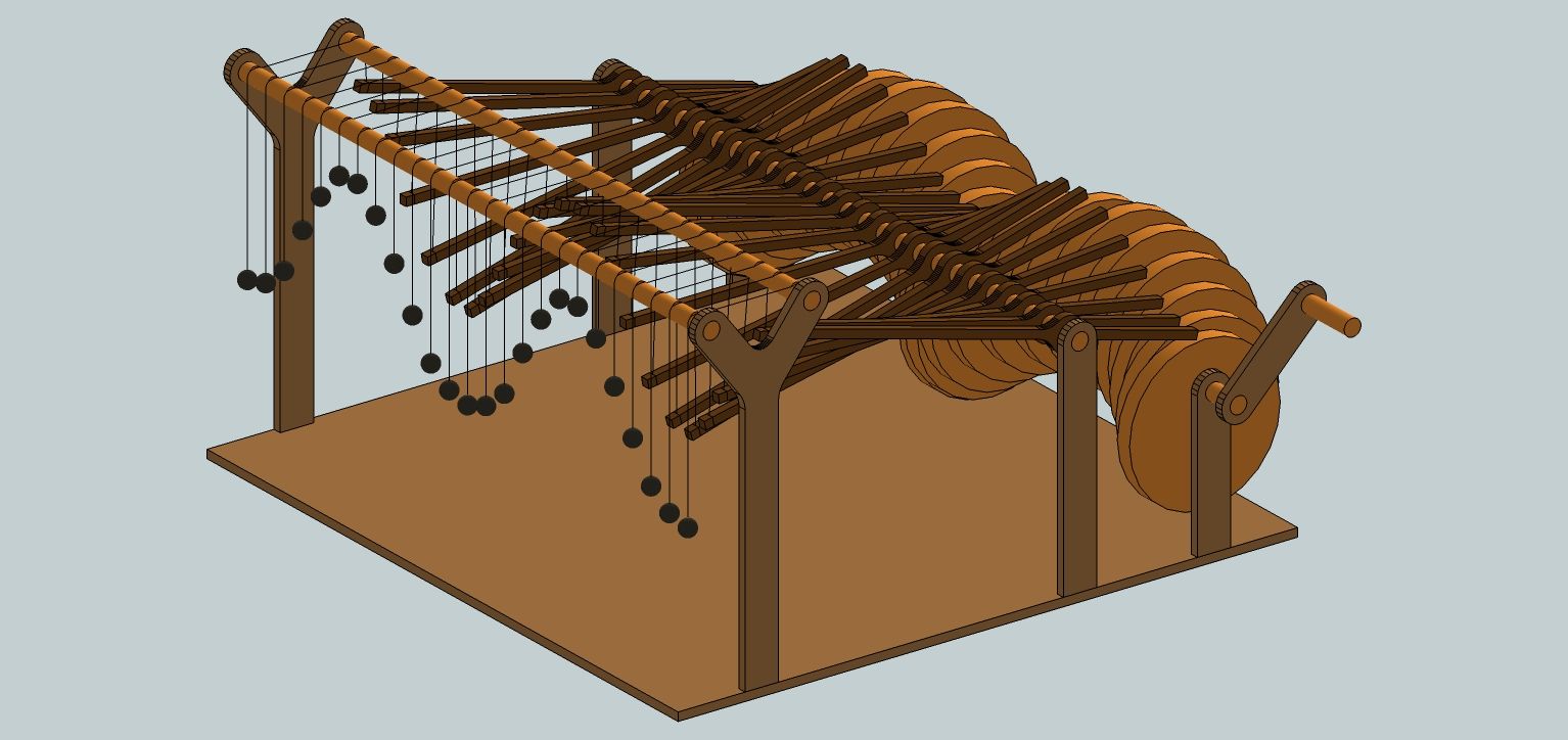 Kinetic Sculpture: "Sine Machine"