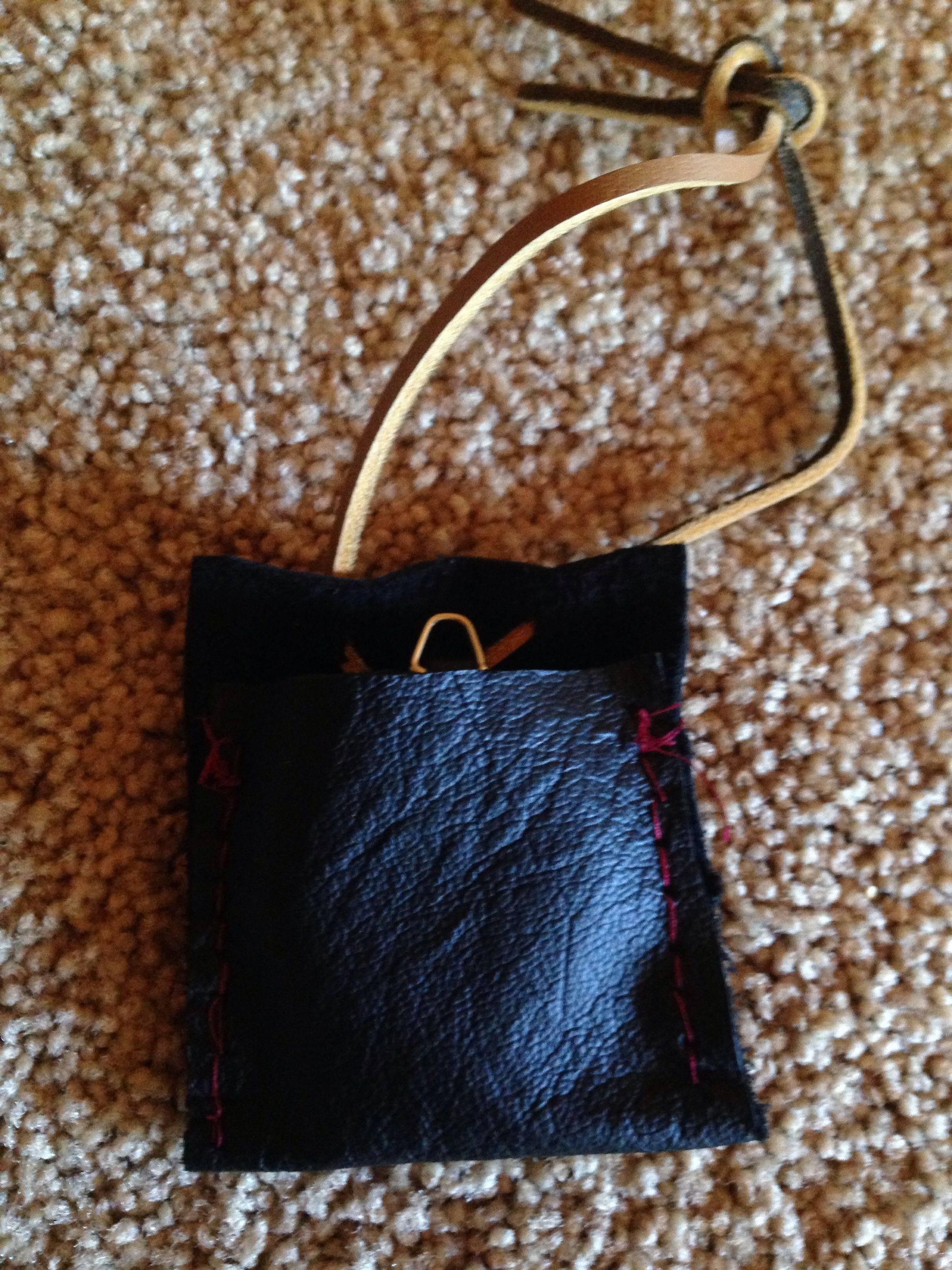 Leather Compass Pouch