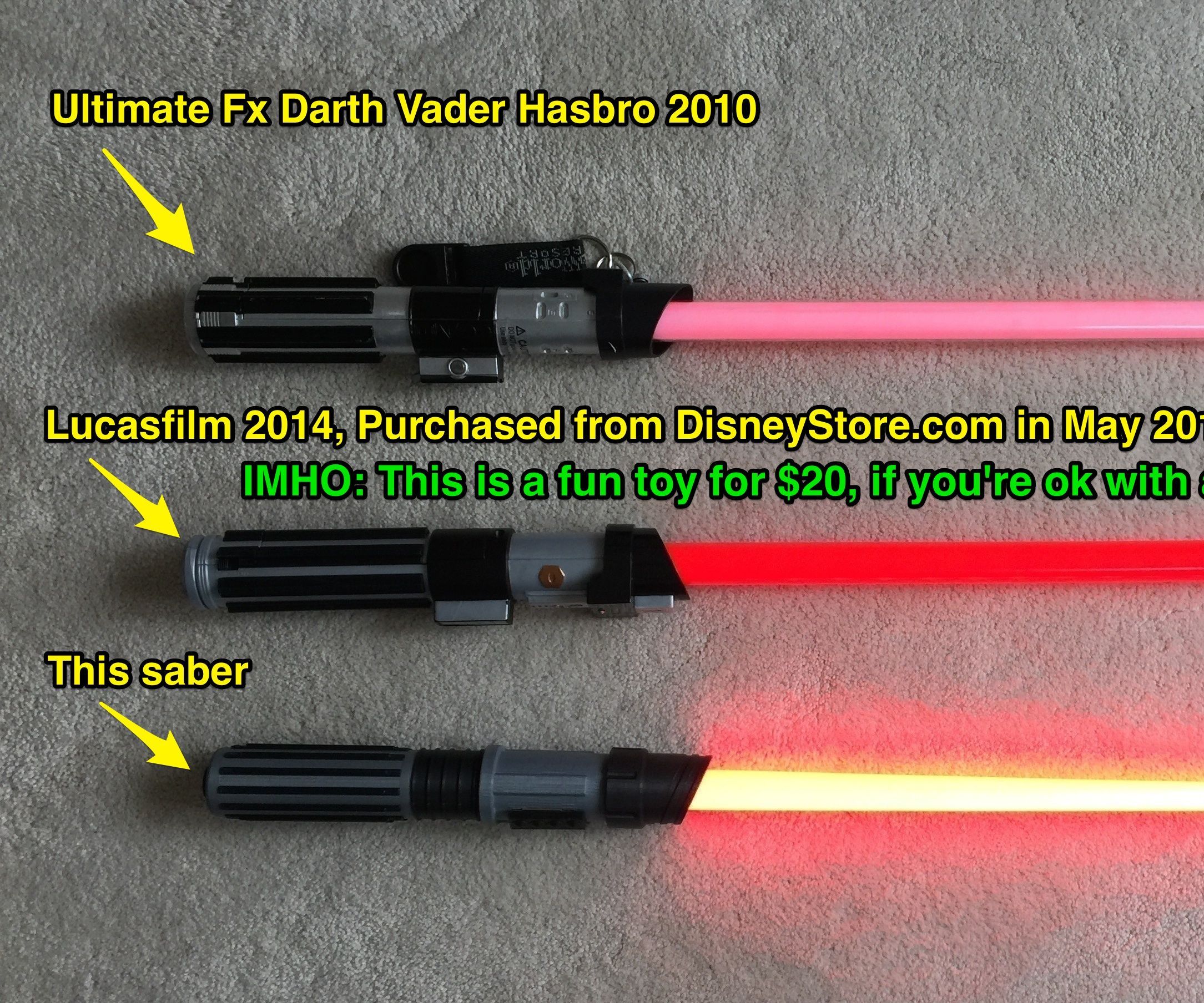 How to Make a WiFi Controlled LightSaber (kid's Size)