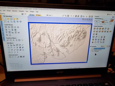 Carving 3D Terrain Topographic Relief Maps on a CNC Machine by Steve M ...
