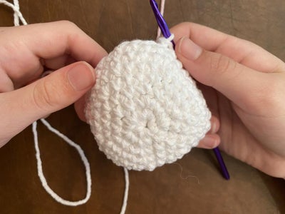 RD6-11: 1 SC in Each ST.