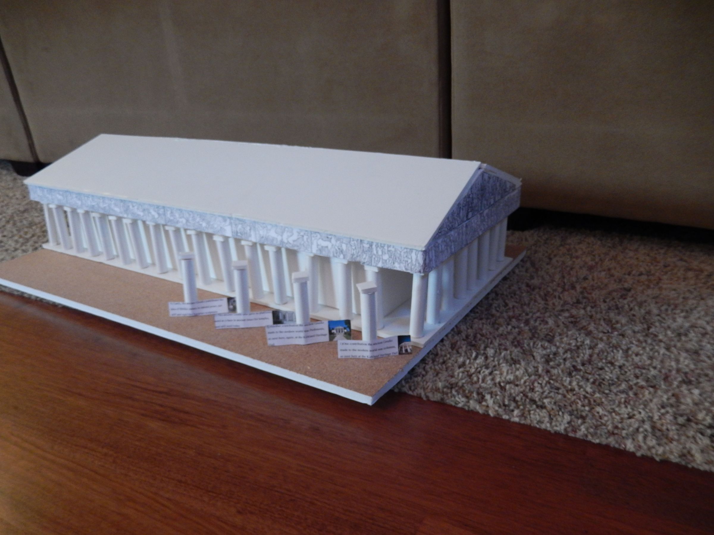 How to Make a To-Scale Model of the Parthenon in Greece : 7 Steps ...