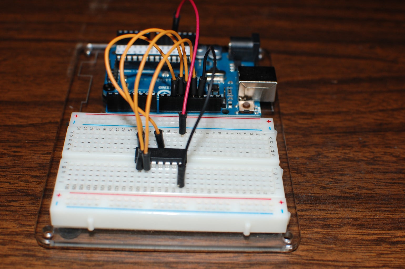 ATtiny84 Binary Counter, Up and Down : 5 Steps (with Pictures ...