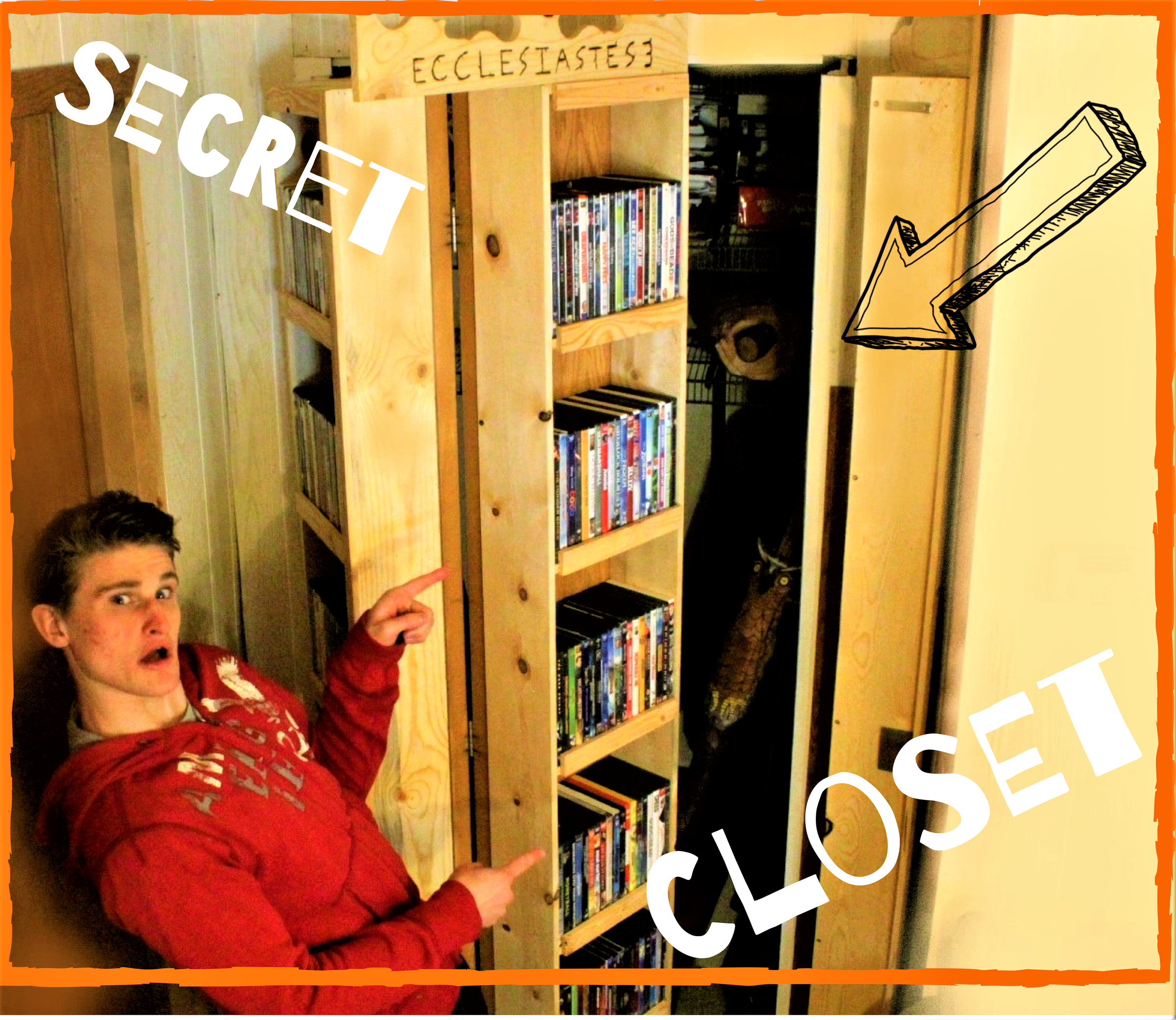 Crafting a Hidden BiFolding DVD Rack 7 Steps Instructables