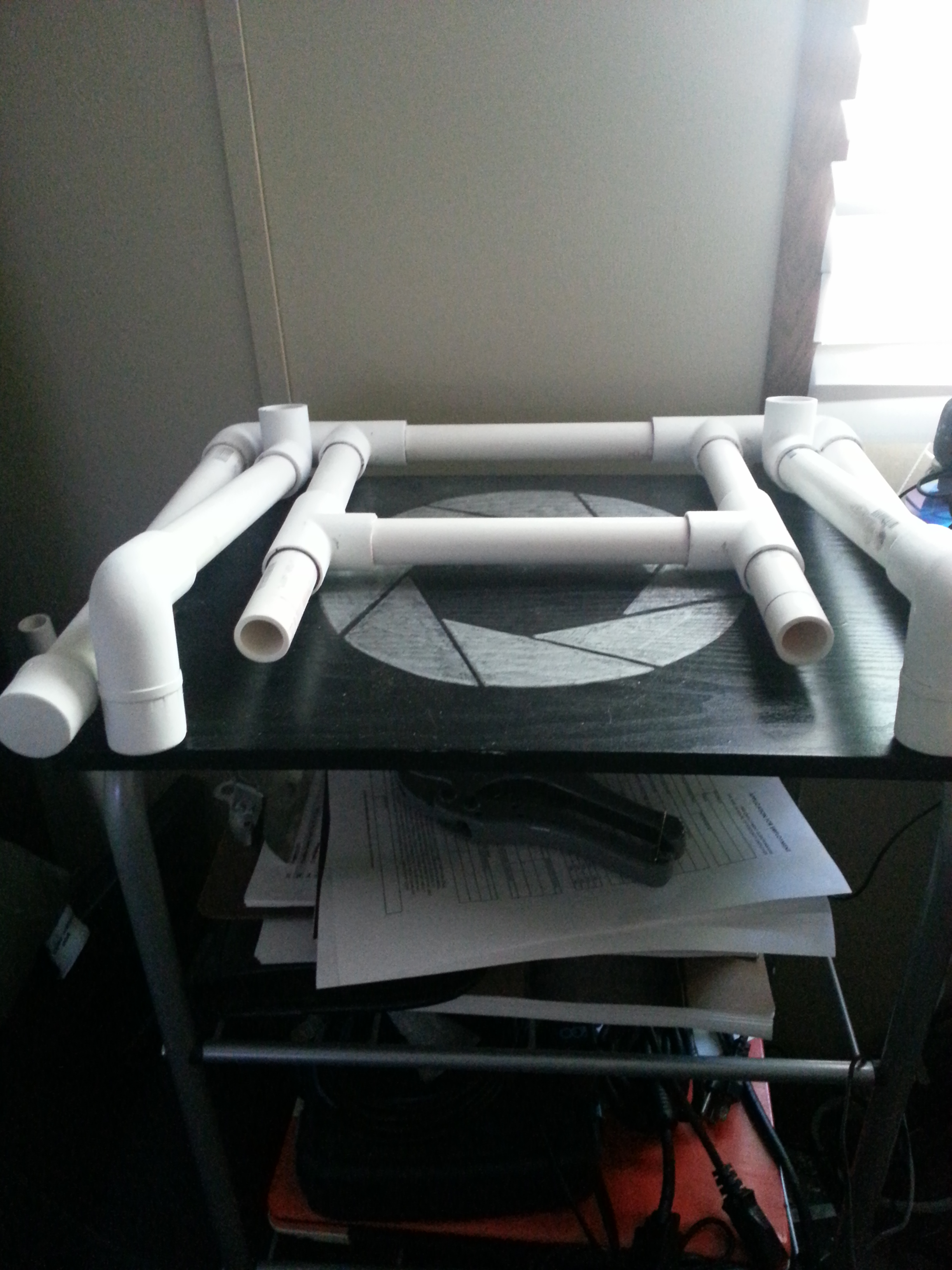 PVC DJ Laptop and Mixer Stand 8 Steps Instructables