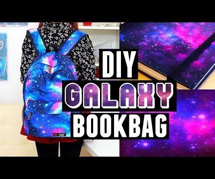 DIY Galaxy Bookbag