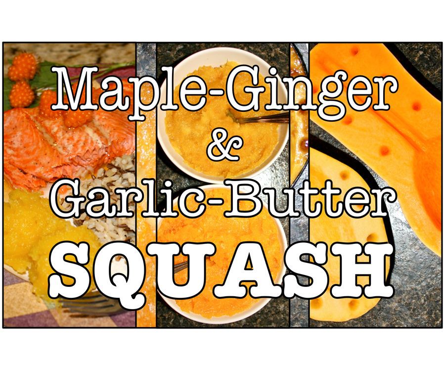 Maple Ginger & Garlic Butter Squash