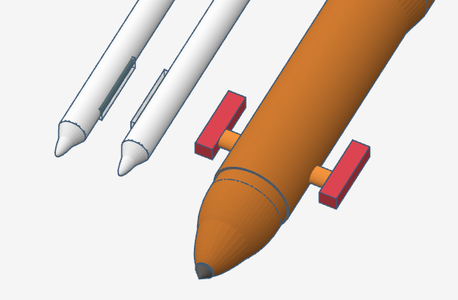 Attaching Boosters to Fuel Tank