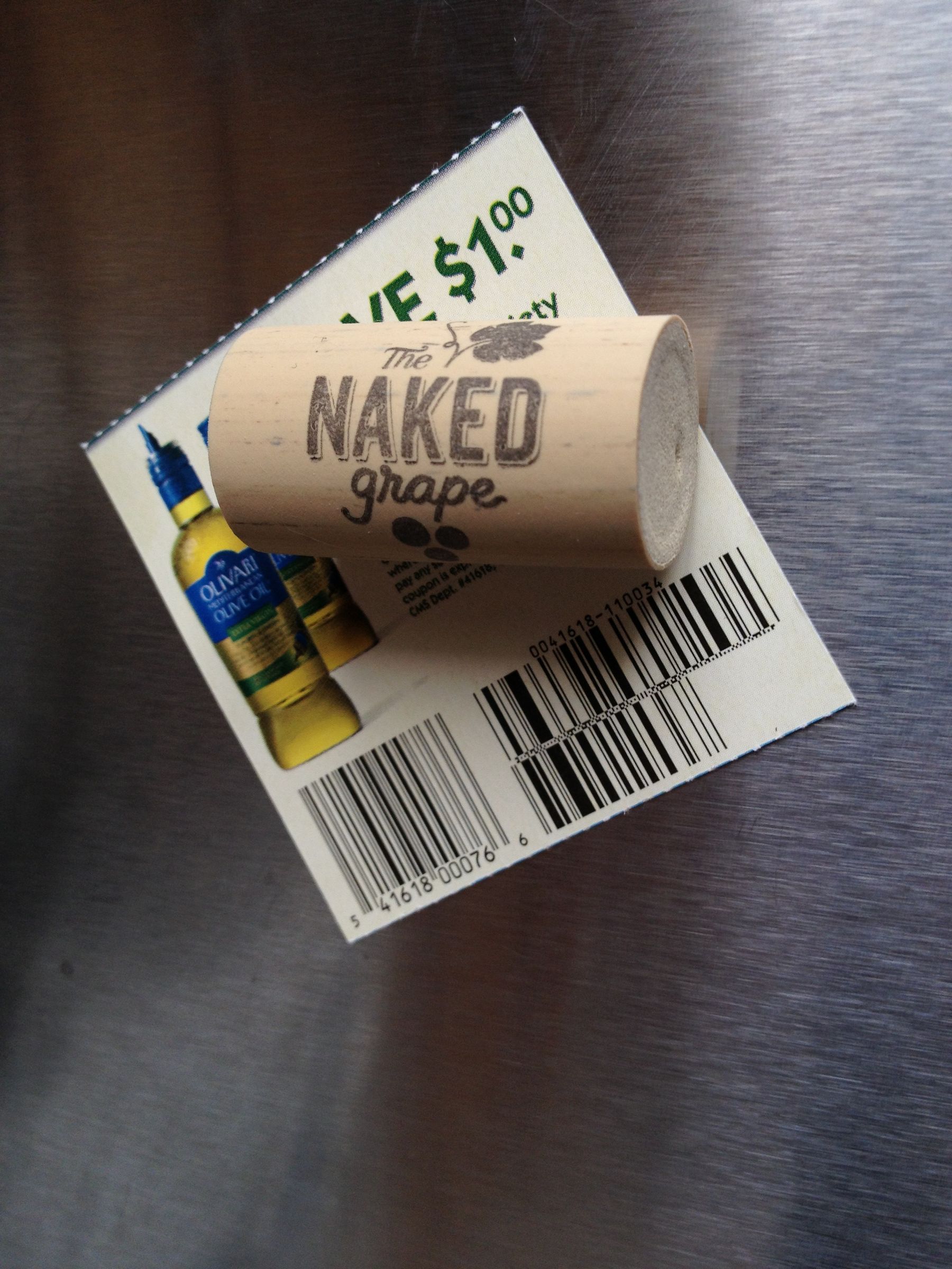 Wine Cork Fridge Magnet
