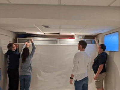 Mount on PVC and Ceiling