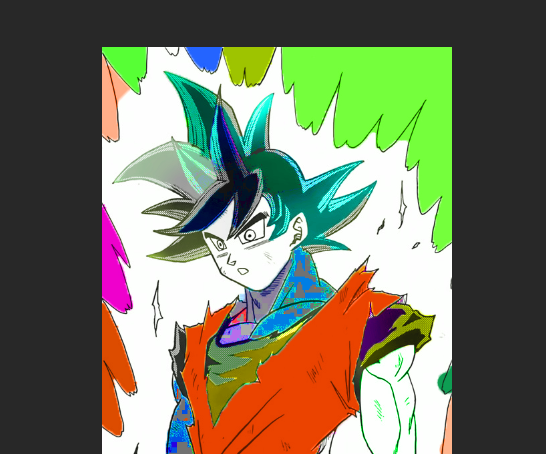 Colorize Goku