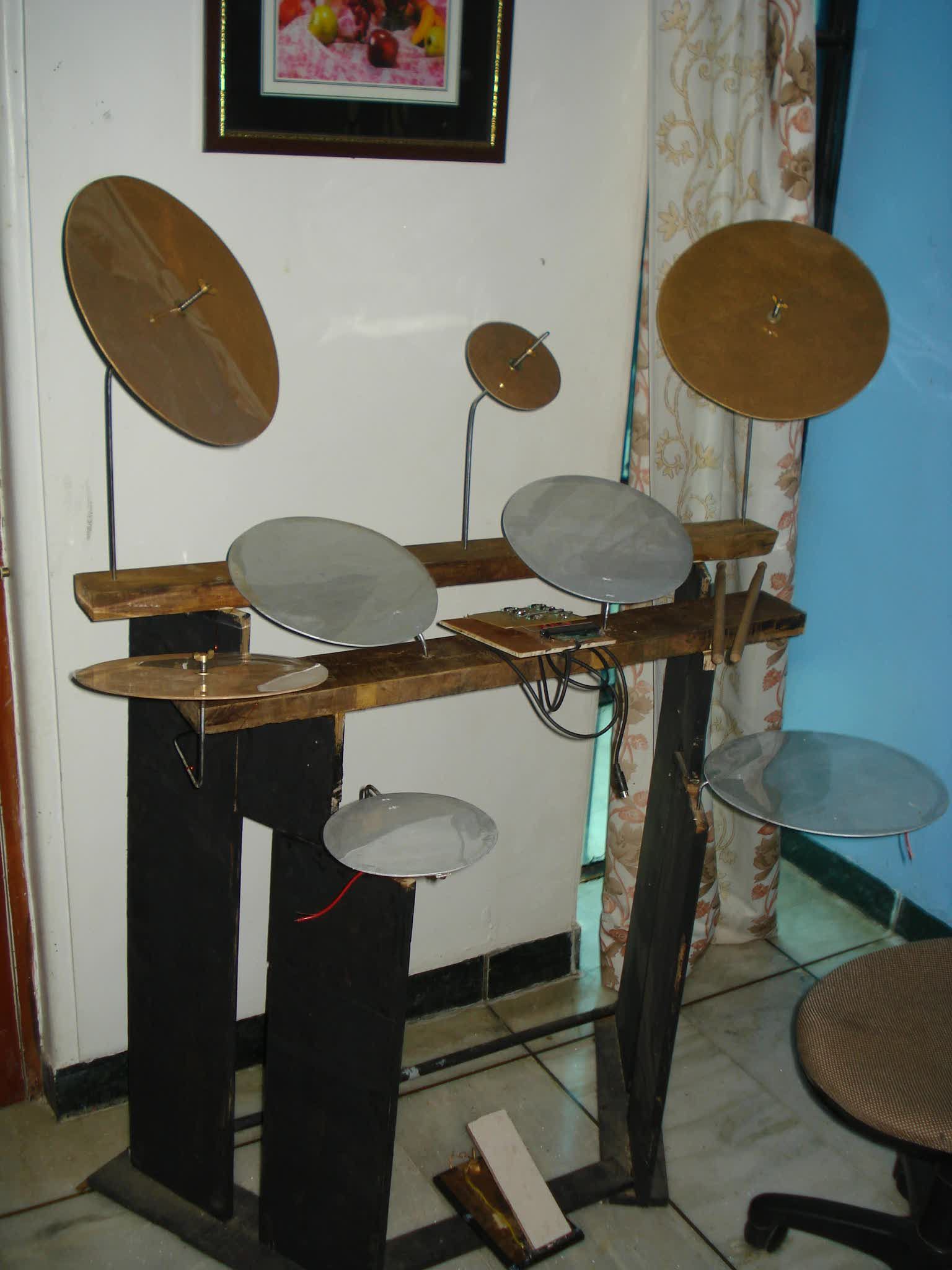 WORLDS CHEAPEST VIRTUAL DRUM at $10 [ Rs.500] - Using Pc ( No Drum Module Required )