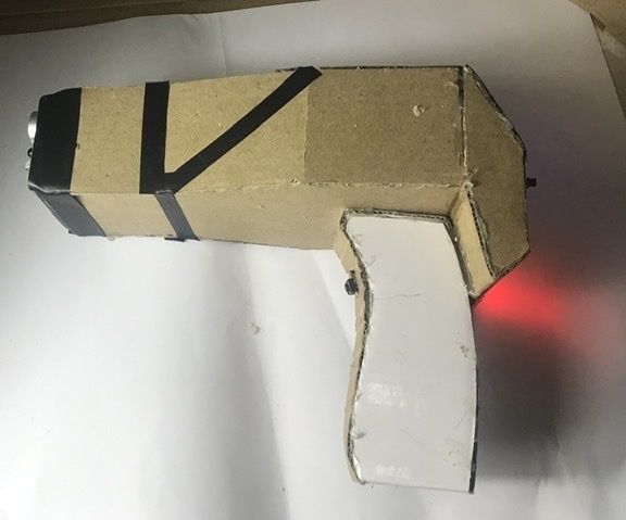 Arduino Cardboard Gun(RangeFinder &Tachometer)