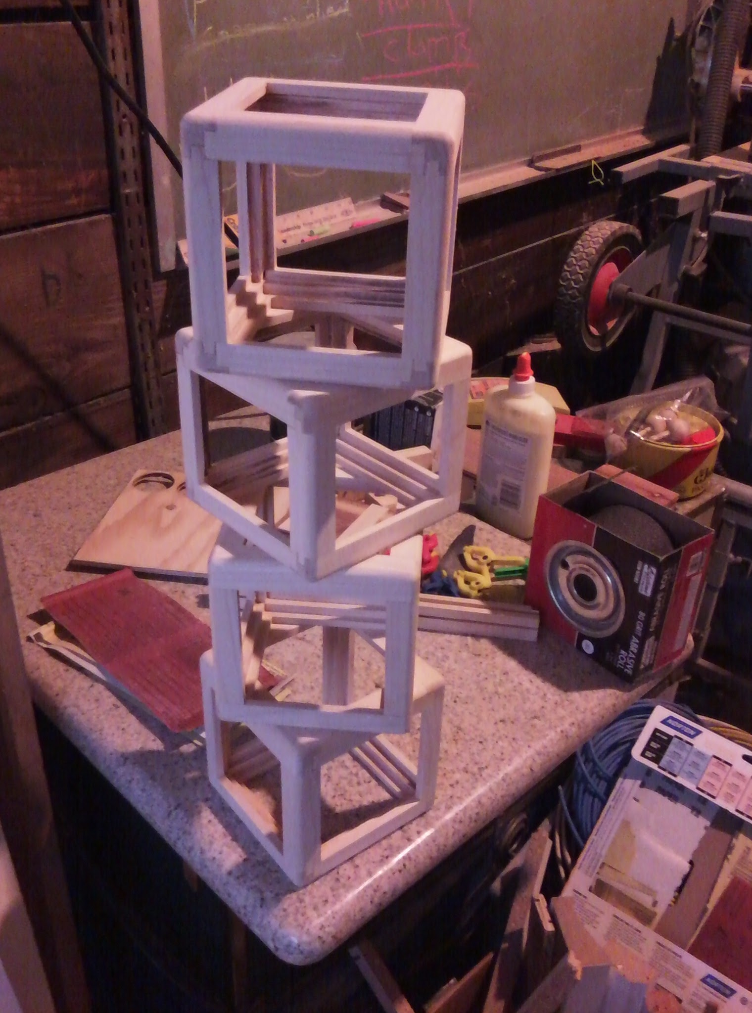 Wooden Cube Frame 9 Steps (with Pictures) Instructables