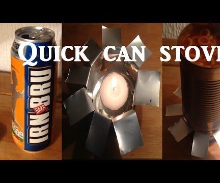 Emergency Drinks Can Stove