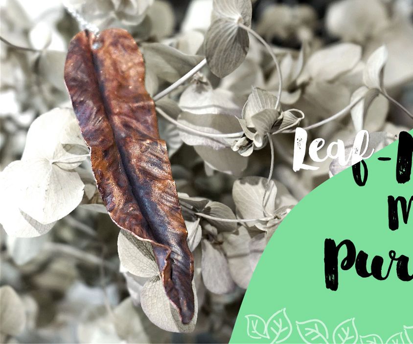DIY Tutorial - How to Made the Leaf Necklace With Pure Copper!?☺ 