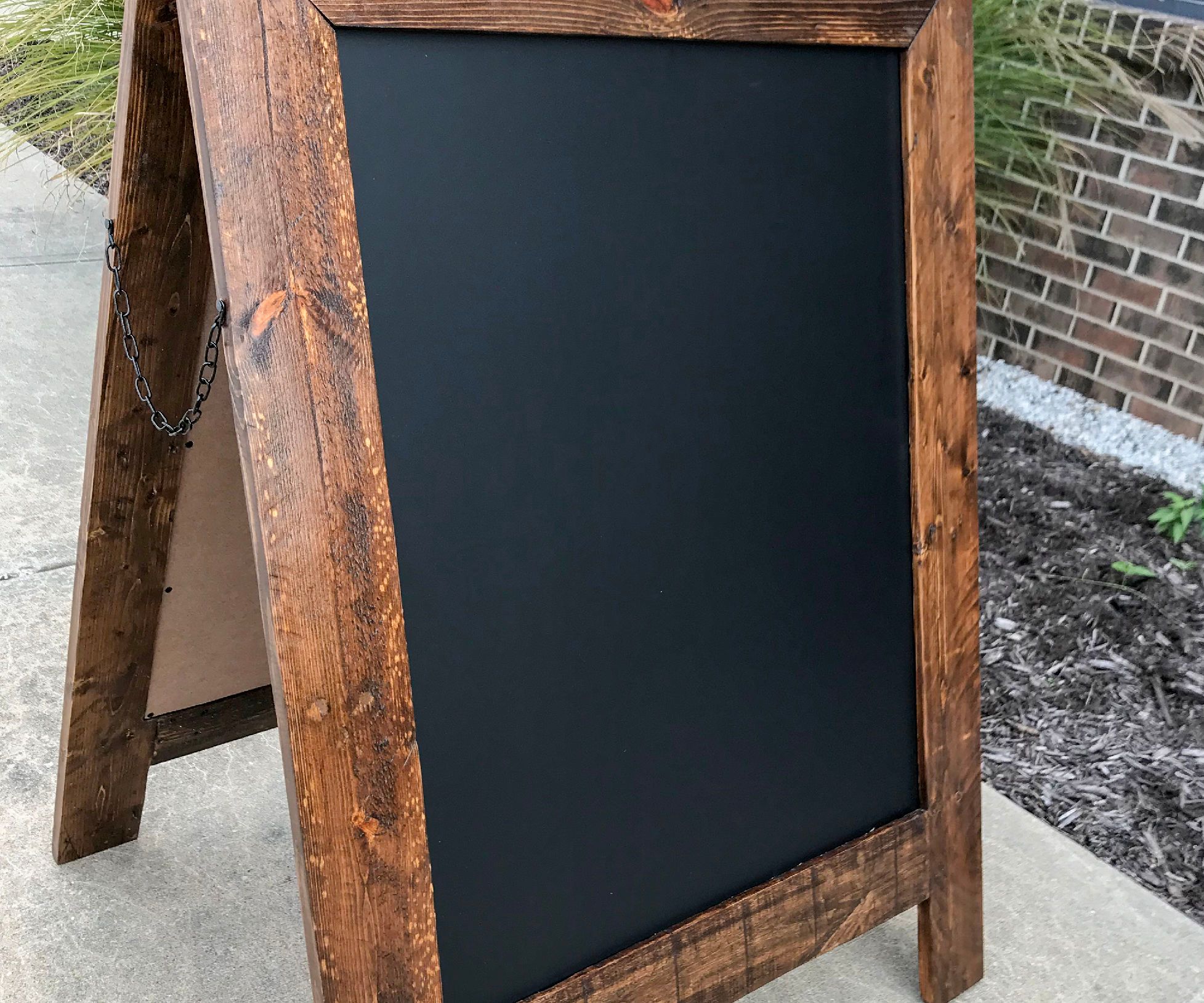 Reclaimed Pallet Wood Sandwich Board