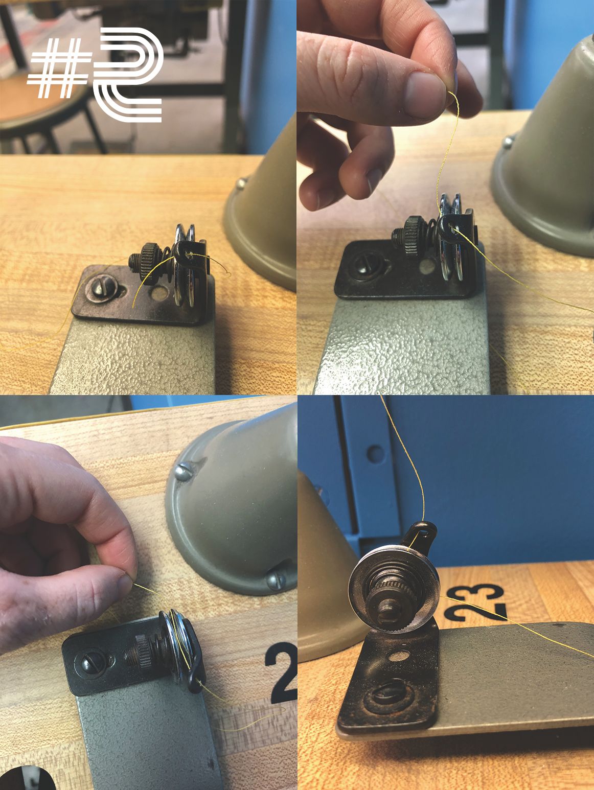 How to Thread a Juki Industrial Sewing Machine 8 Steps (with Pictures