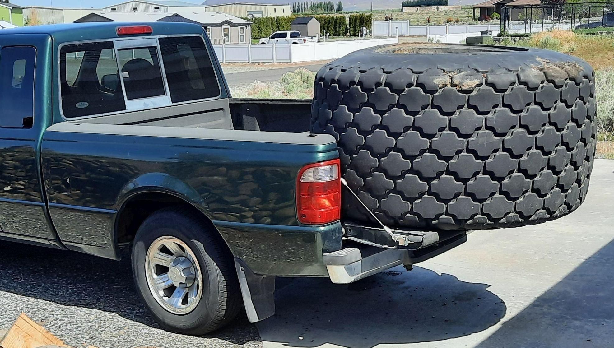 A HUGE Garden Planter From a Combine Tire