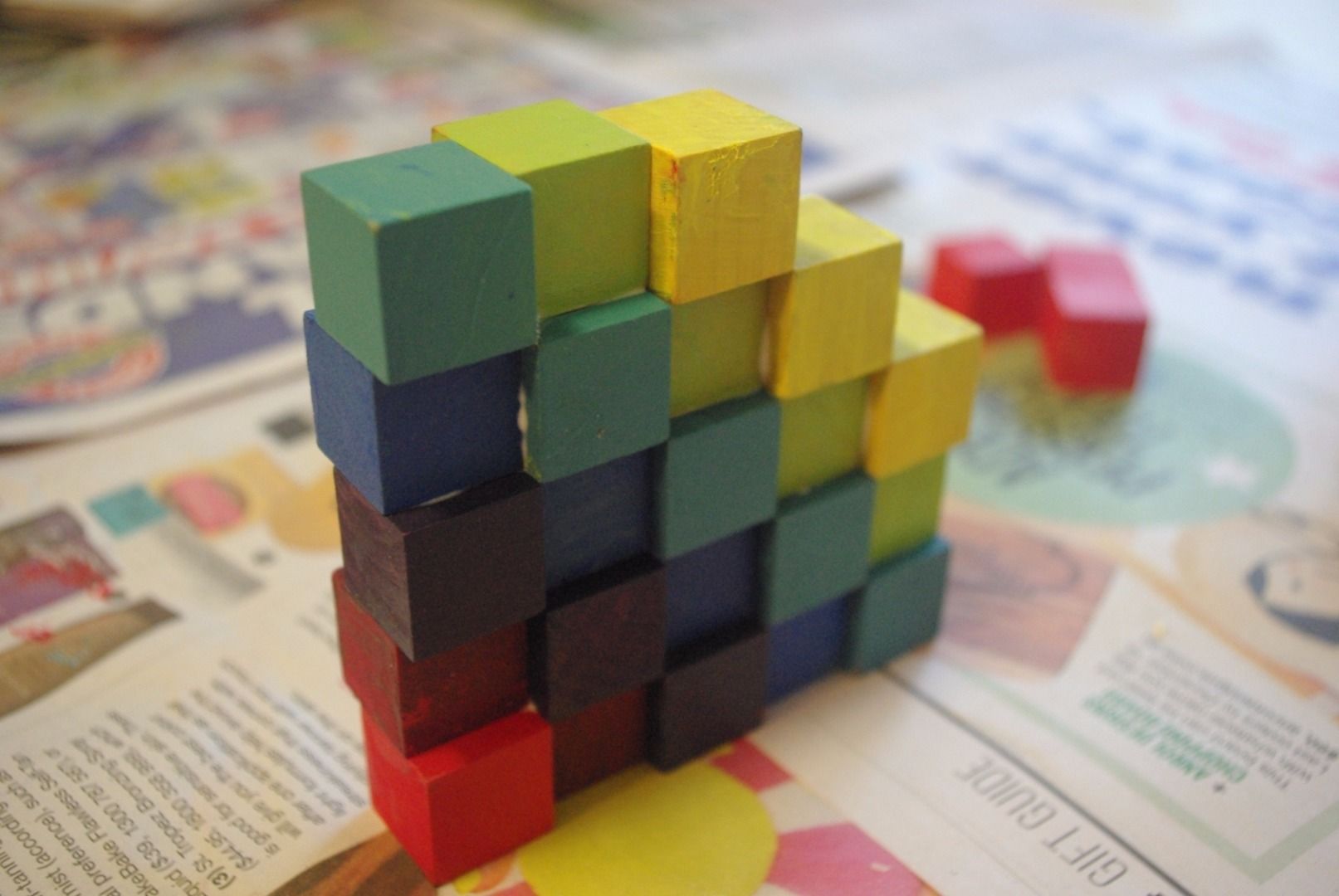 Rainbow Cube Coaster (with Pictures) Instructables