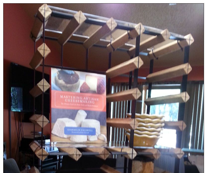 Modular Shelving to Wine Rack Conversion