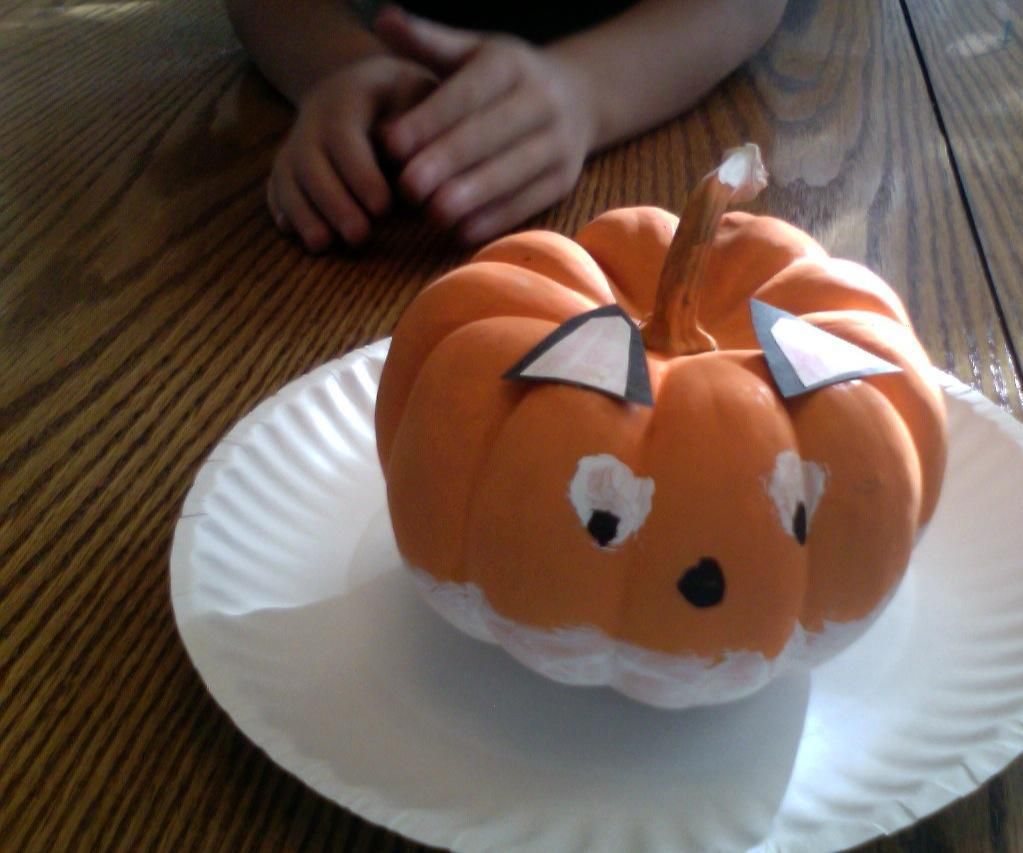 Paint a Fox Pumpkin