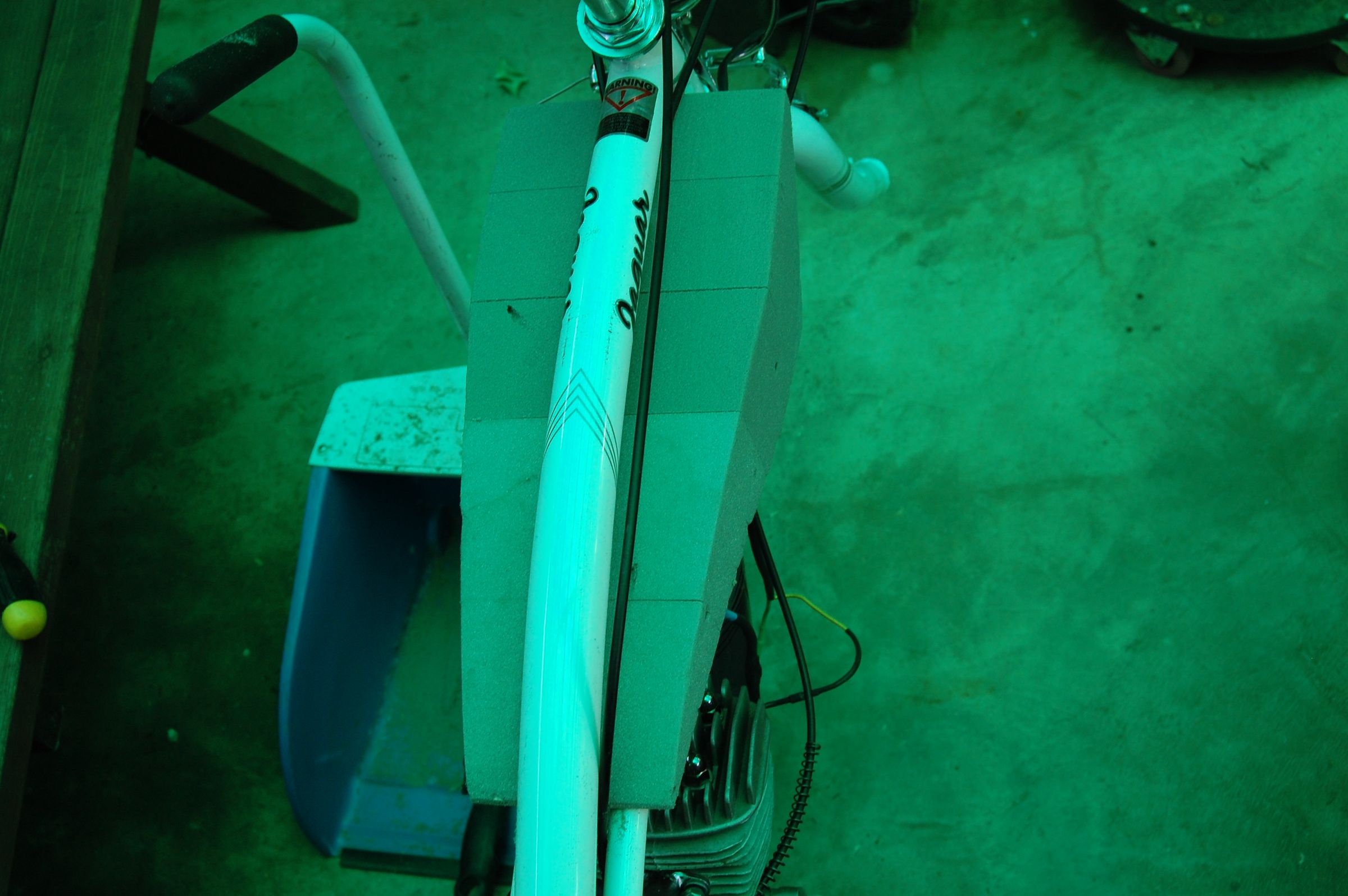 in frame gas tank bicycle