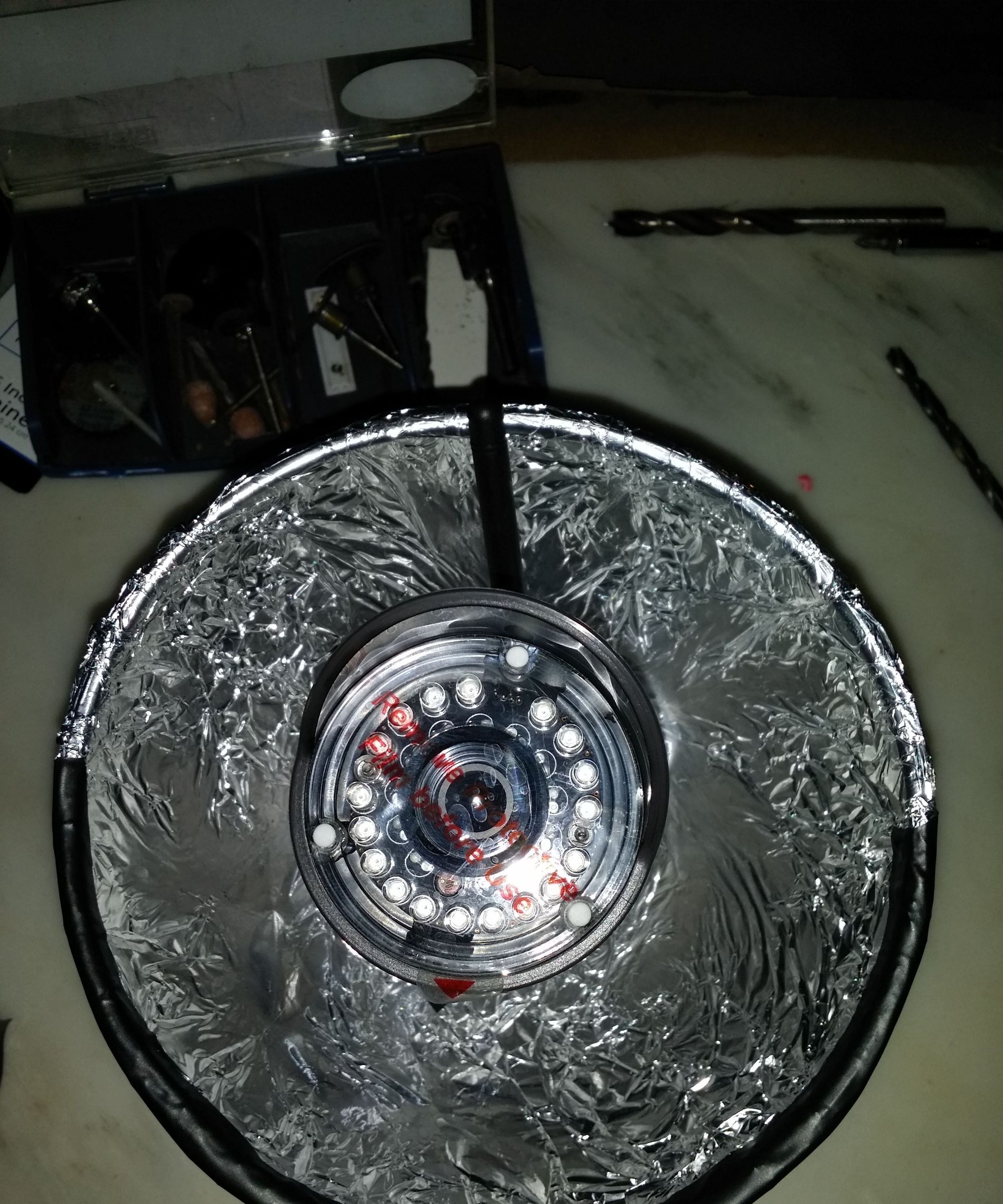 Wireless camera + Parabolic Mirror