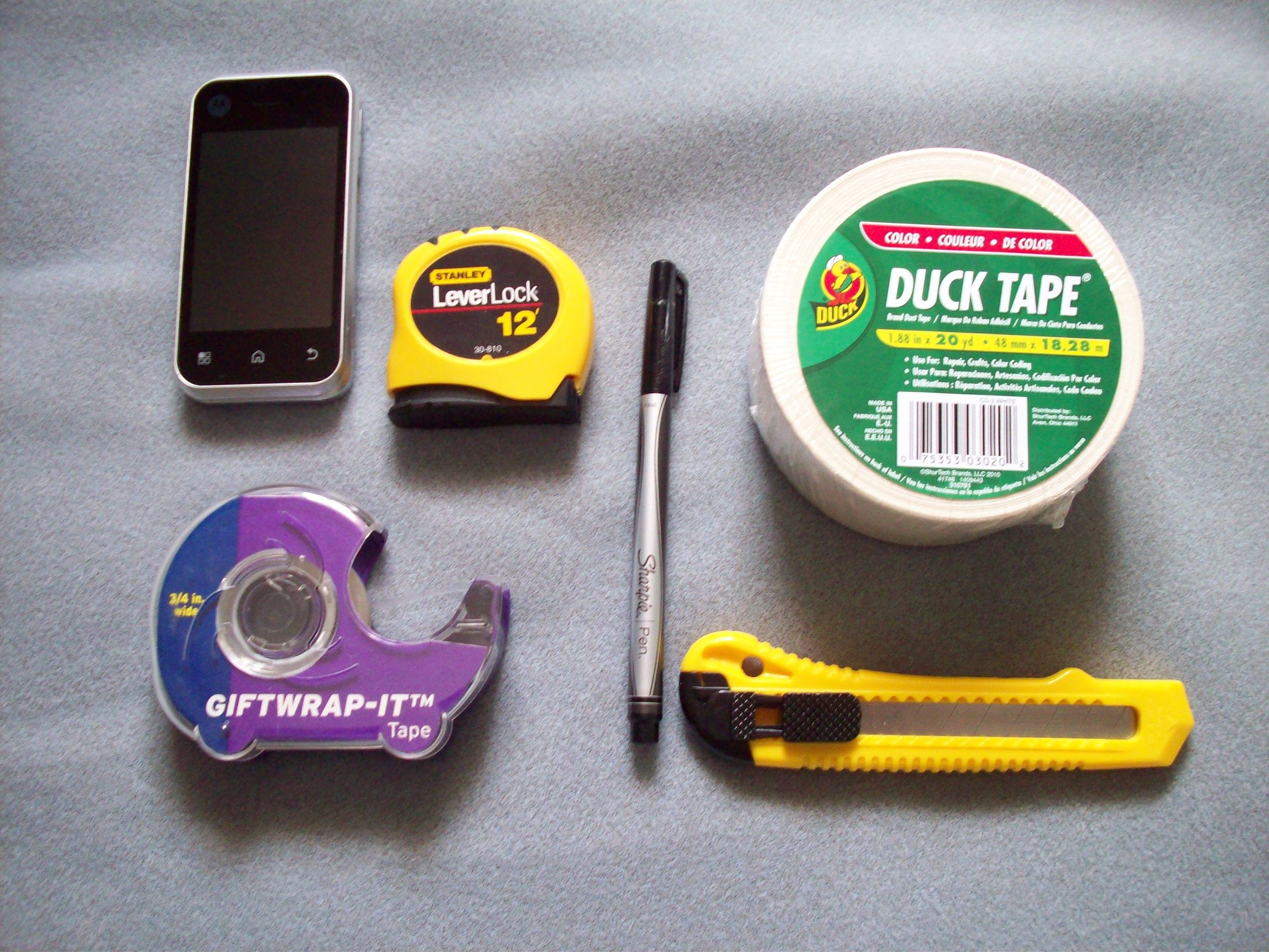 Duct Tape Cell Phone Tripod Case 9 Steps Instructables