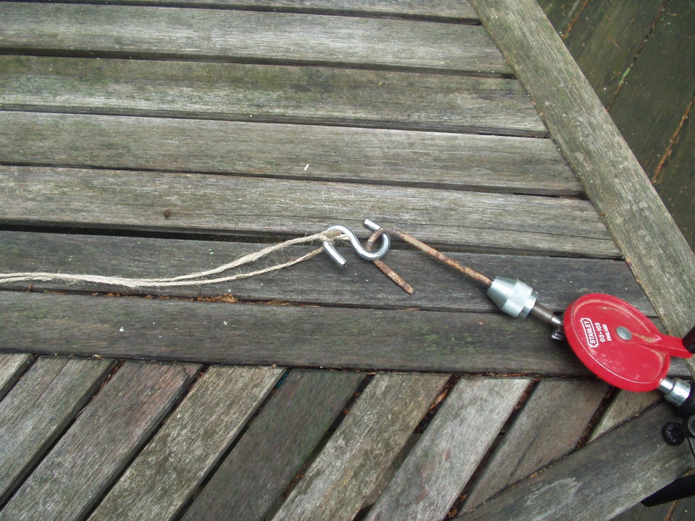 Rope Making With a Hand Powered Drill : 14 Steps (with Pictures ...
