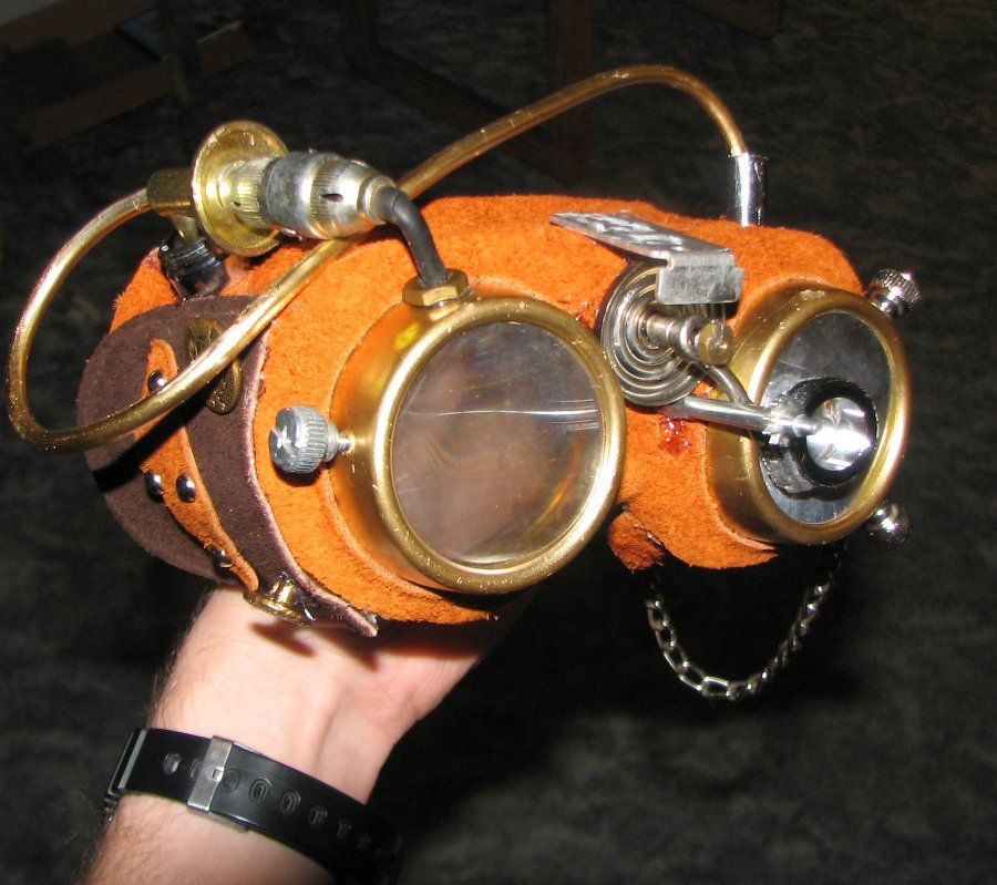 Steampunk Safety Lab Goggles
