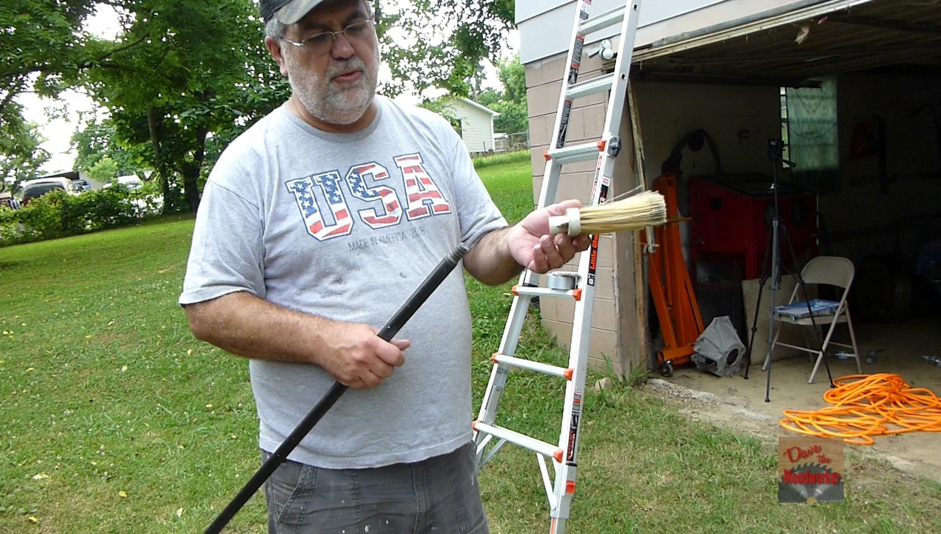 Cheap DIY Paint Brush Extension 3 Steps Instructables
