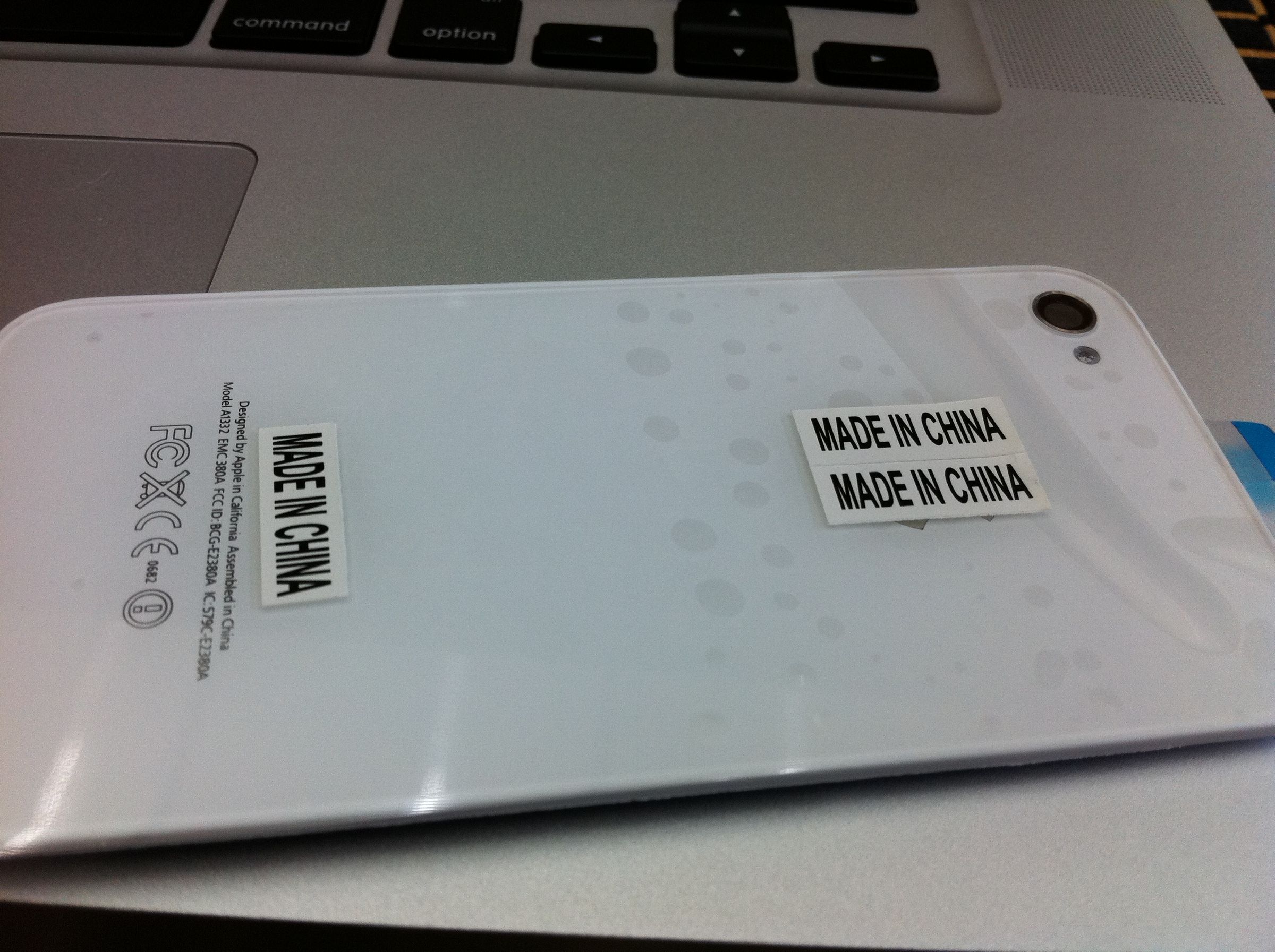 Transparent iPhone 4 Back