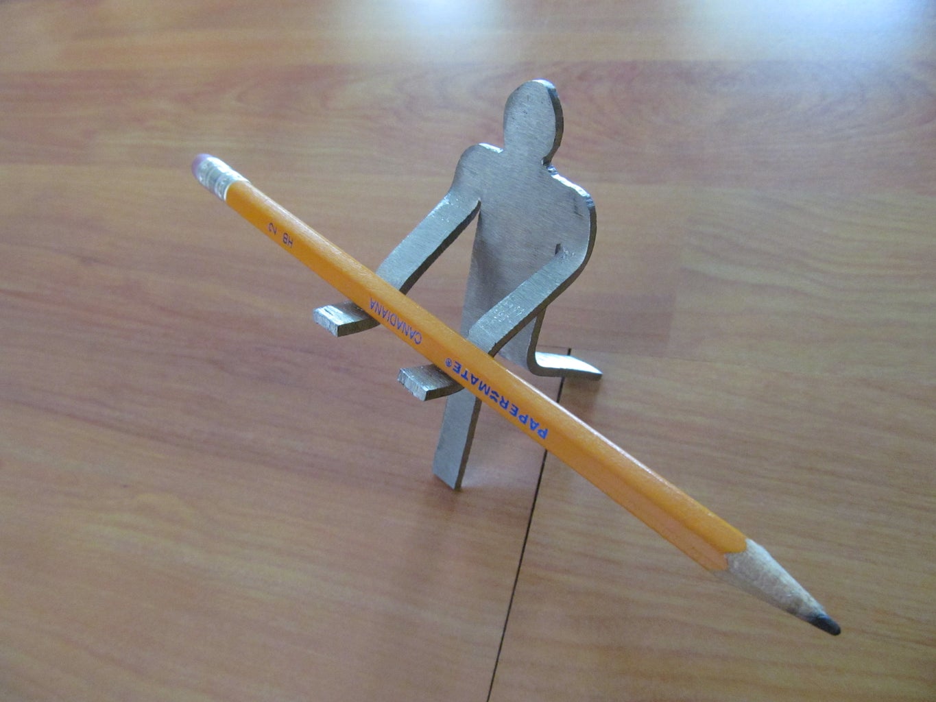 Metal Man Pencil Holder