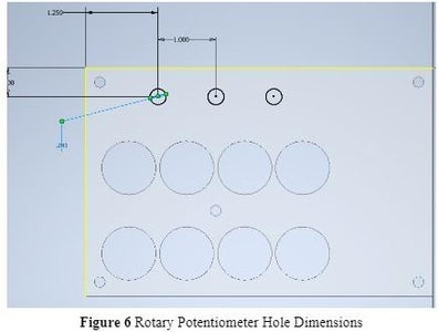 Drilling Rotary Potentiometer Holes